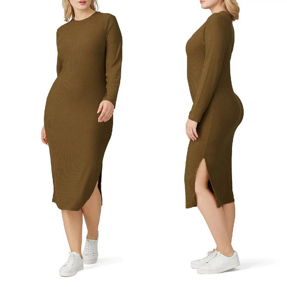 Universal Standard Dresses & Skirts - Universal Standard Olive Green Lexi Dress size Small